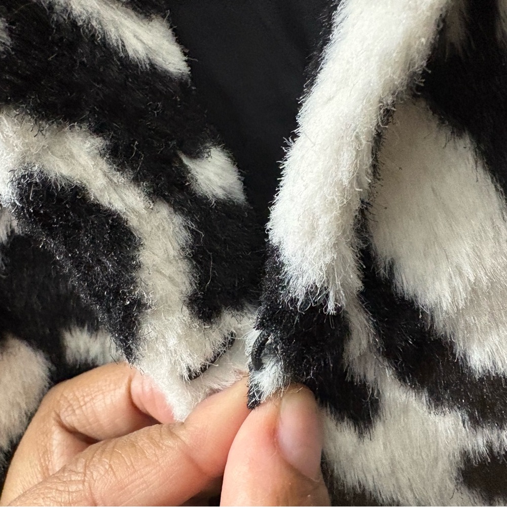 Michael Kors Zebra Faux Fur Jacket - Picture 6 of 9